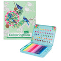 Set Carte de Colorat Antistres Mosaic + Trusă 50 Creioane Premium (8 Culori Neon) - 96 pagini