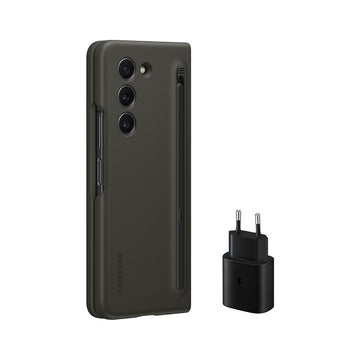 Starter Pack Husa Slim Originala Samsung Galaxy Z Fold 5 + S-Pen + Incarcator 25W EF-OF94 Resigilat - EF-OF94KKBEGWW - 8806095147499 - 1