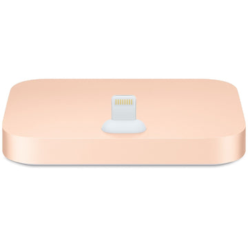 Suport Dock incarcare Apple iPhone - Original Lightning 3.5mm Resigilat - Gold - MQHX2AM/A - 190198504548 - 1