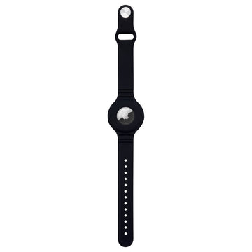 Curea Silicon tip Ceas pentru Apple AirTag - copii & adulti - Black - 9145576212639 - 1