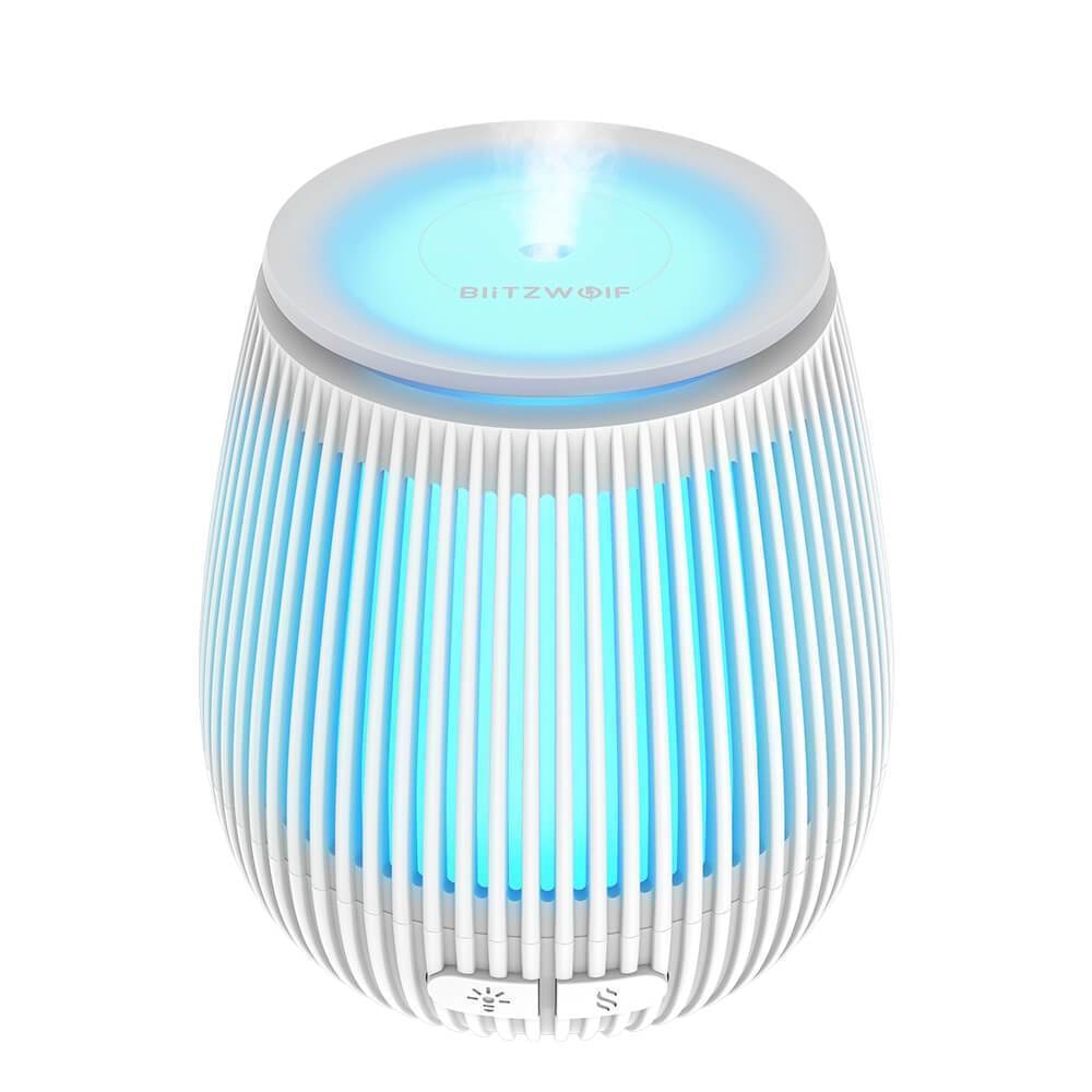 Difuzor Aromaterapie BlitzWolf BW-FUN11 - Ultrasonic Atomization 100ml pana la 8 ore LED in 7 culori Inchidere automata - 5907489604826 - 2