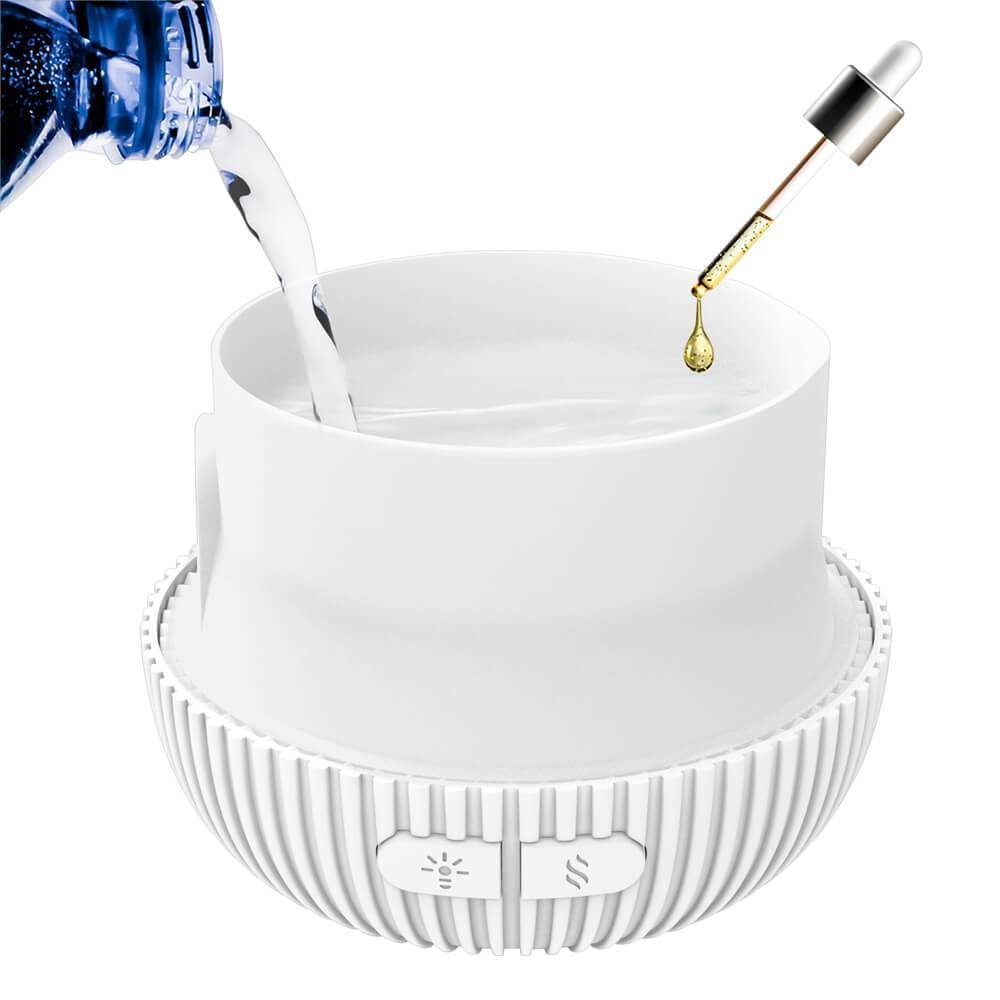 Difuzor Aromaterapie BlitzWolf BW-FUN11 - Ultrasonic Atomization 100ml pana la 8 ore LED in 7 culori Inchidere automata - 5907489604826 - 3