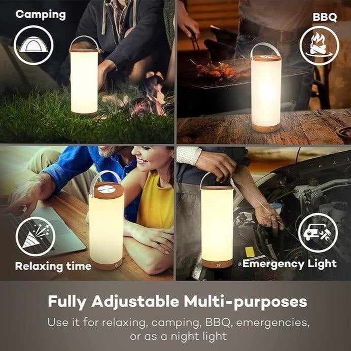 Lampa LED Wireless TaoTronics TT-DL071 - 6W 300 lm 4000 mAh Reglabil Control Touch - 78-17023-111 - 6970651382548 - 5