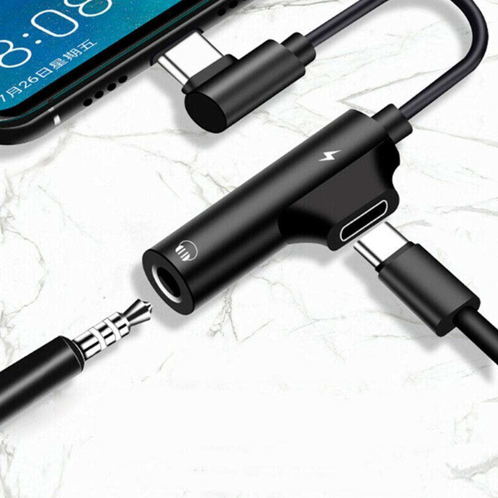 Adaptor Incarcare & Muzica USB-C la 3.5 mm Alogy - 16-bit digital 48kHz DAC - 5907765680681 - 3