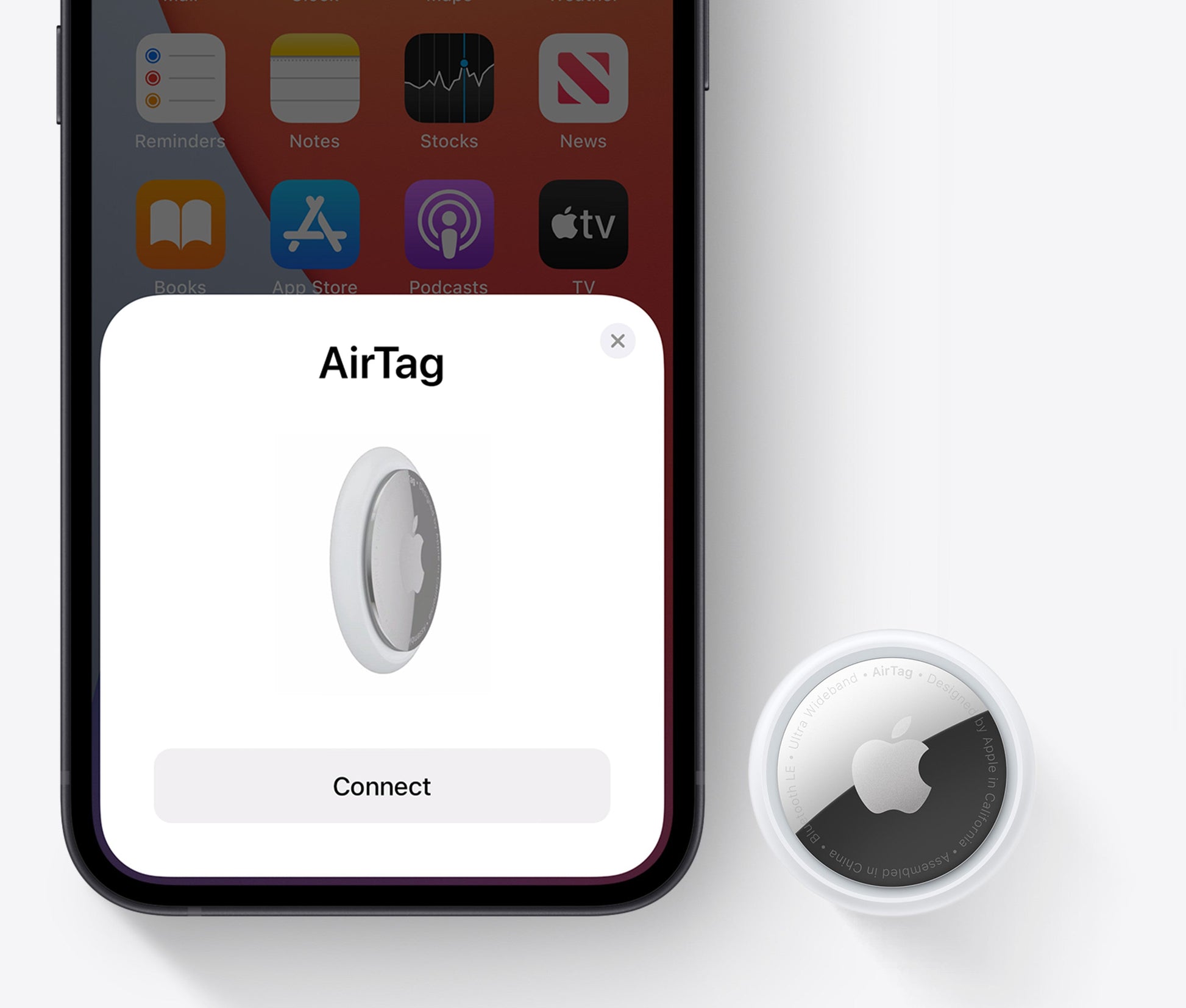 AirTag Apple + CADOU Breloc Piele Saddle Brown - MX532ZM/A - Resigilat - 190199320246 - 3