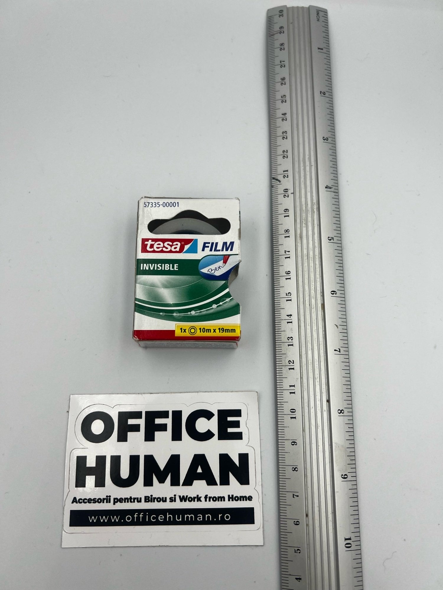 Banda Adeziva Office Tesa Invisible - 10 m x 19 mm Transparenta Inscriptibila Lipire Documente - 57335-00001 - 4042448140272 - 7