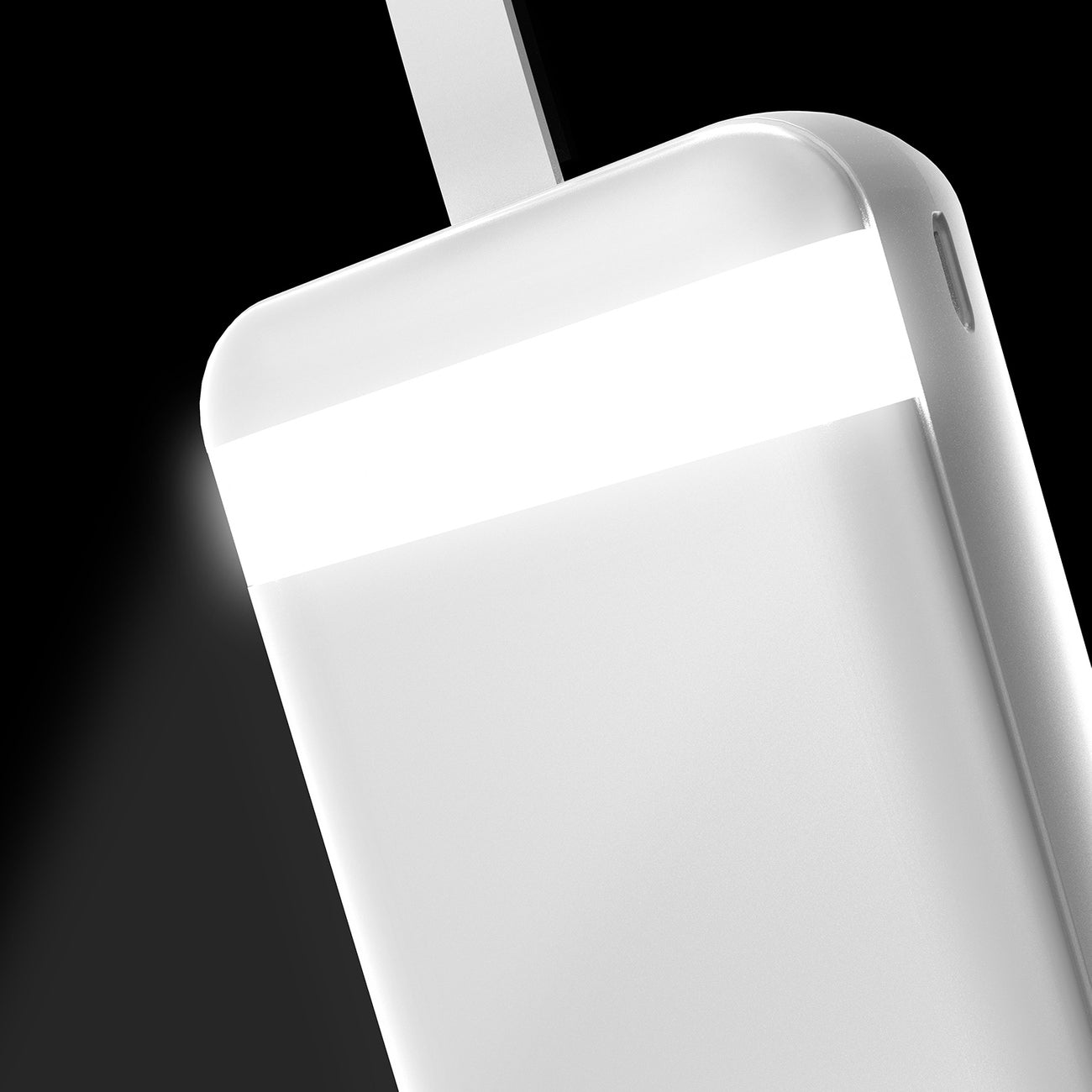 Baterie Externa Dudao K8s + 30000 mAh - 2 x USB USB-C Lanterna LED v2.0 - White - K8s + white2023 - 6973687240776 - 3
