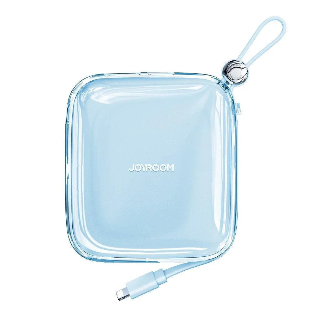 Baterie Externa Joyroom Jelly 10000 mAh - 22.5 W USB USB-C Cablu Integrat - Blue / Lightning - JR-L003 - 6956116721541 - 1