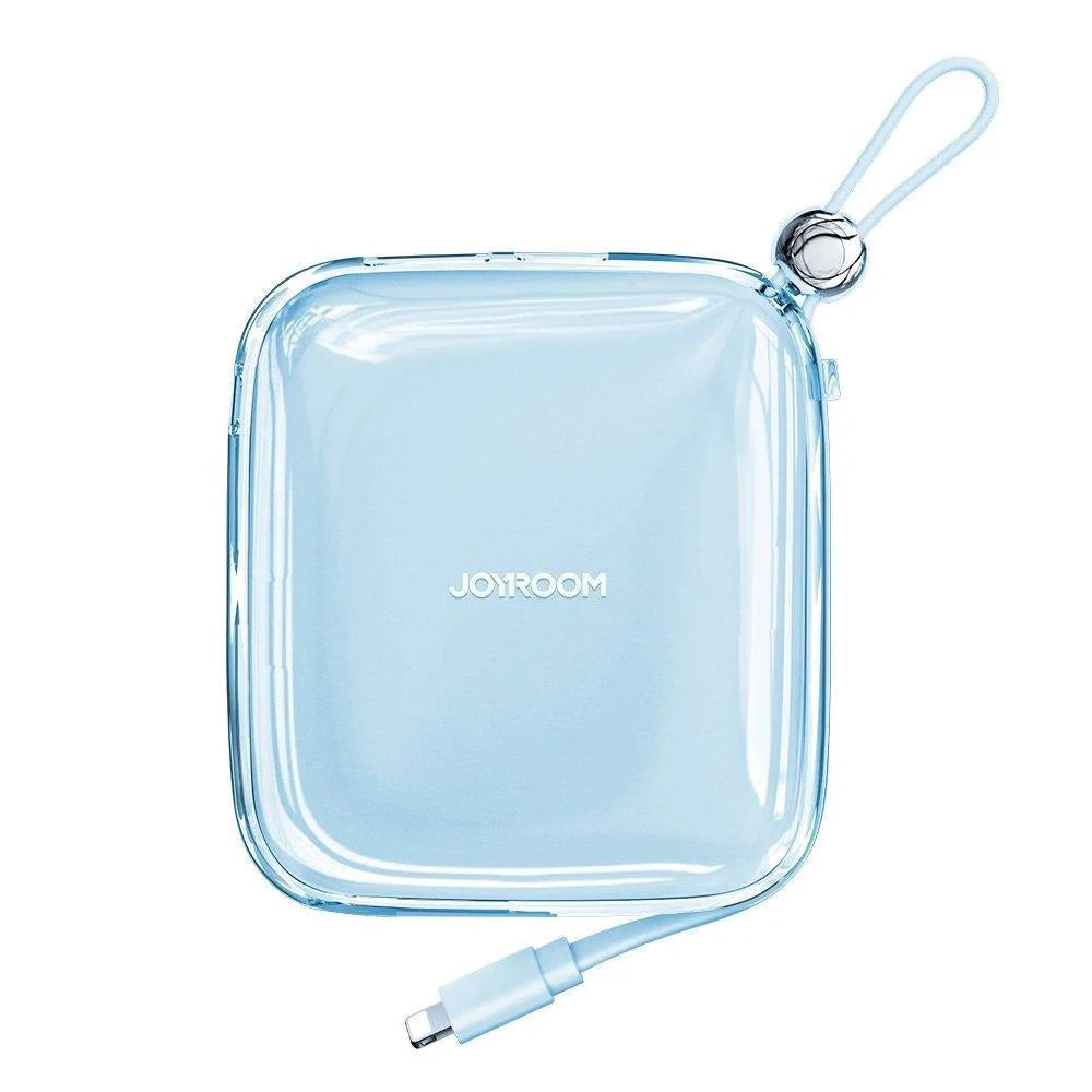 Baterie Externa Joyroom Jelly 10000 mAh - 22.5 W USB USB-C Cablu Integrat - Blue / Lightning - JR-L003 - 6956116721541 - 1