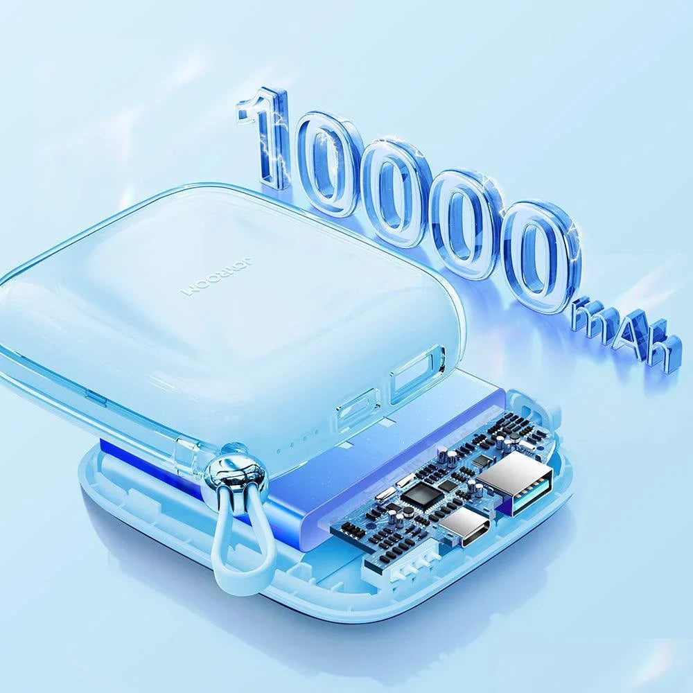 Baterie Externa Joyroom Jelly 10000 mAh - 22.5 W USB USB-C Cablu Integrat - JR-L003 - 6956116721541 - 5
