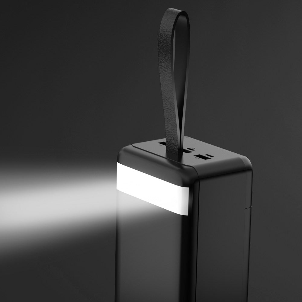Baterie Externa XO PR158 50000 mAh - 3 x USB QC 22.5W 1 USB-C PD 20W Lanterna LED Display Digital - 6920680829279
