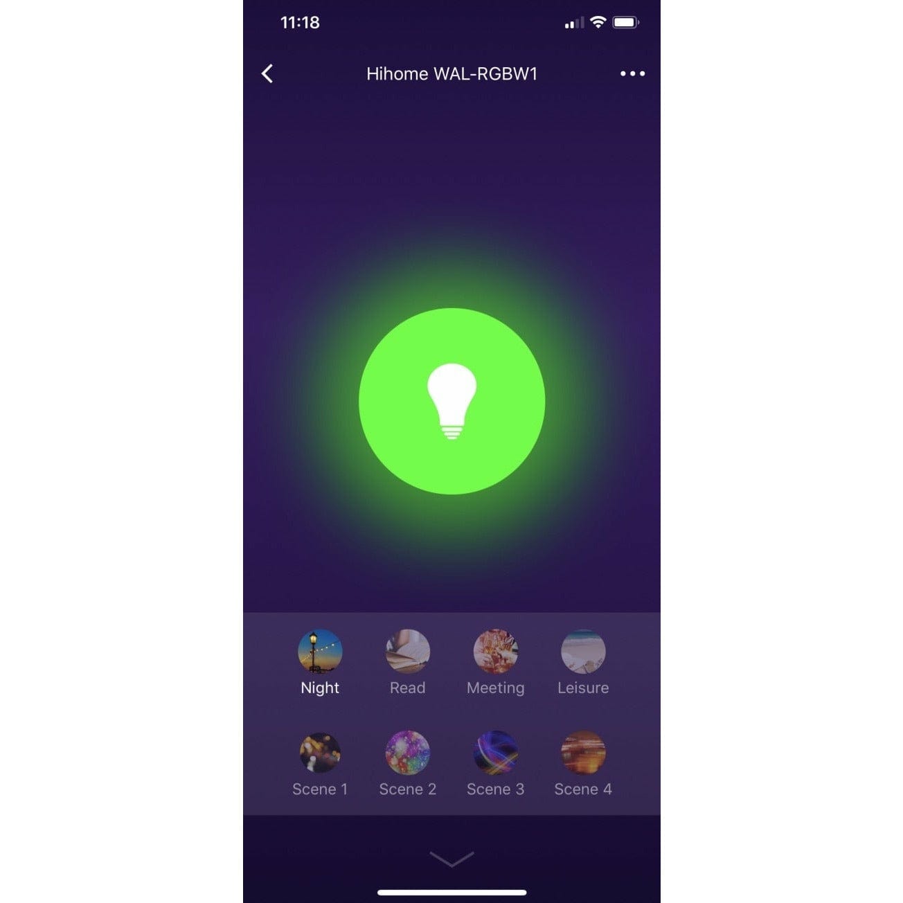 Bec Smart Hihome E27 RGB & White - 10W 800/300 lm 2700K-16 mil. culori Reglabil APP Alexa Google Assistant Timer WiFi - WAL-RGBW1-1