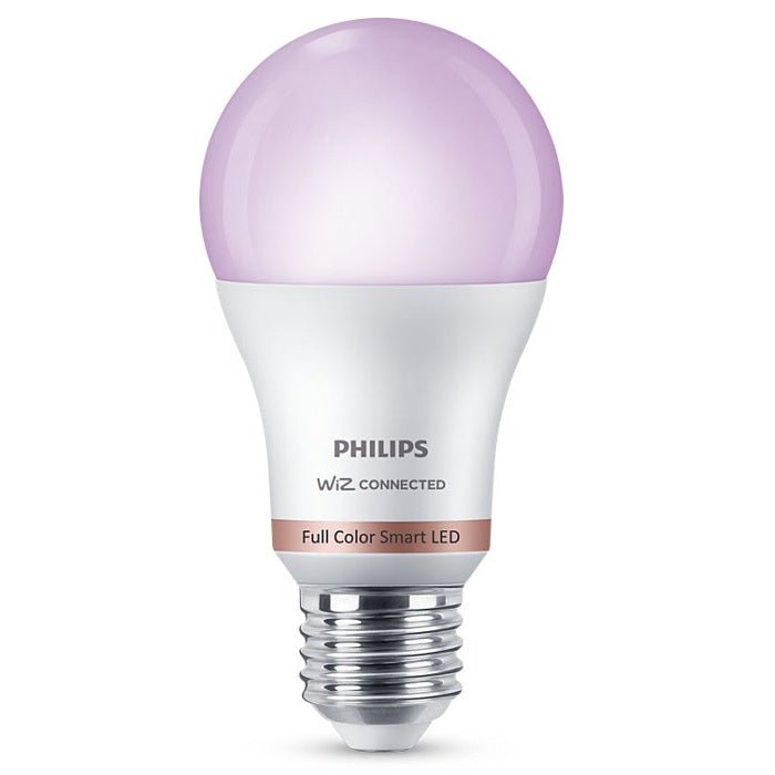 Bec Smart LED Philips WiZ E27 RGB - 8.5W 806 lm 2200-6500K Reglabil APP Alexa Google Siri WiFi IFTTT SmartThings - 9290023836AA