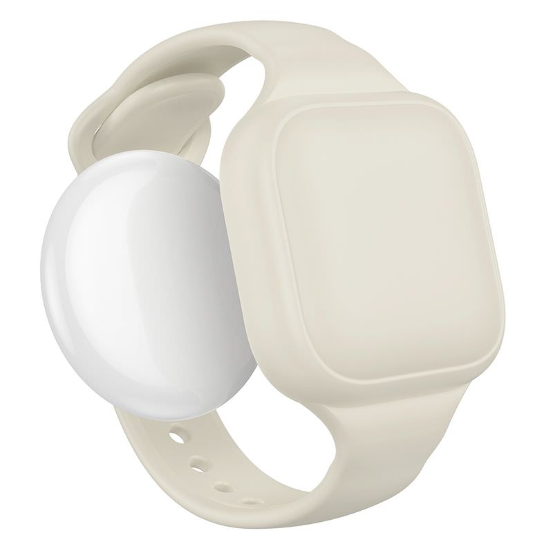 Bratara de urmarire pentru copii Hoco E91E Apple Find My Bej - E91E-BEIGE - 6942007666138 - 1