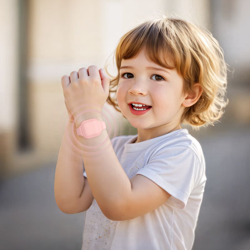 Bratara de urmarire pentru copii Hoco E91E Apple Find My Bej - E91E-BEIGE - 6942007666138 - 3