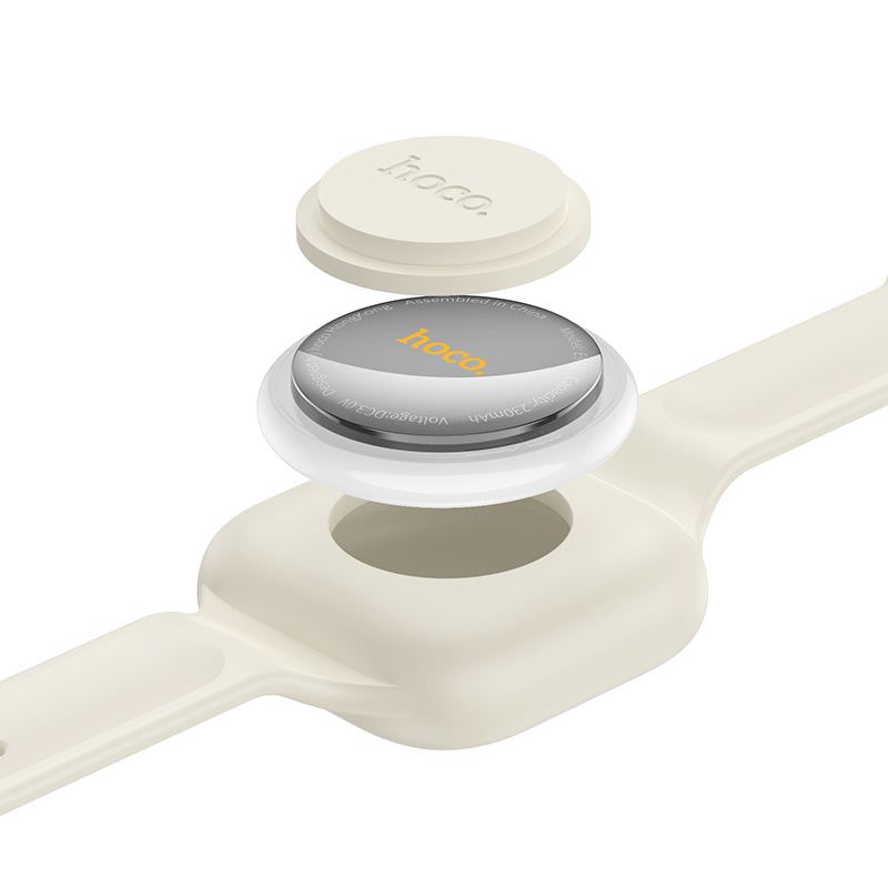 Bratara de urmarire pentru copii Hoco E91E Apple Find My Bej - E91E-BEIGE - 6942007666138 - 2