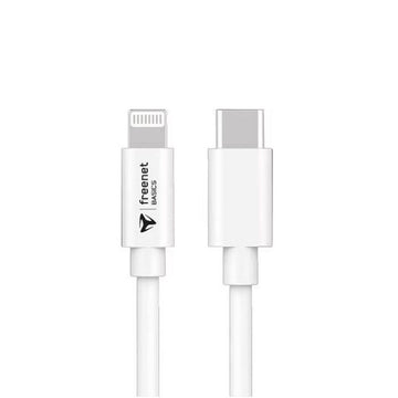 Cablu Incarcare & Date MFI Lightning la USB-C Freenet XO Basics 60 W 3A 1.5 m - 36843 - 4029948607276 - 1