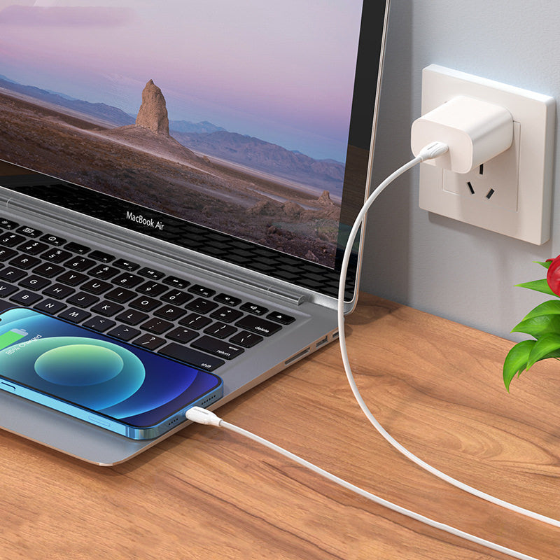 Cablu Incarcare & Date USB-C la Lightning Blue Power - 1m 20W Delivery 3A - B1BX19 - 7348008757193 - 7