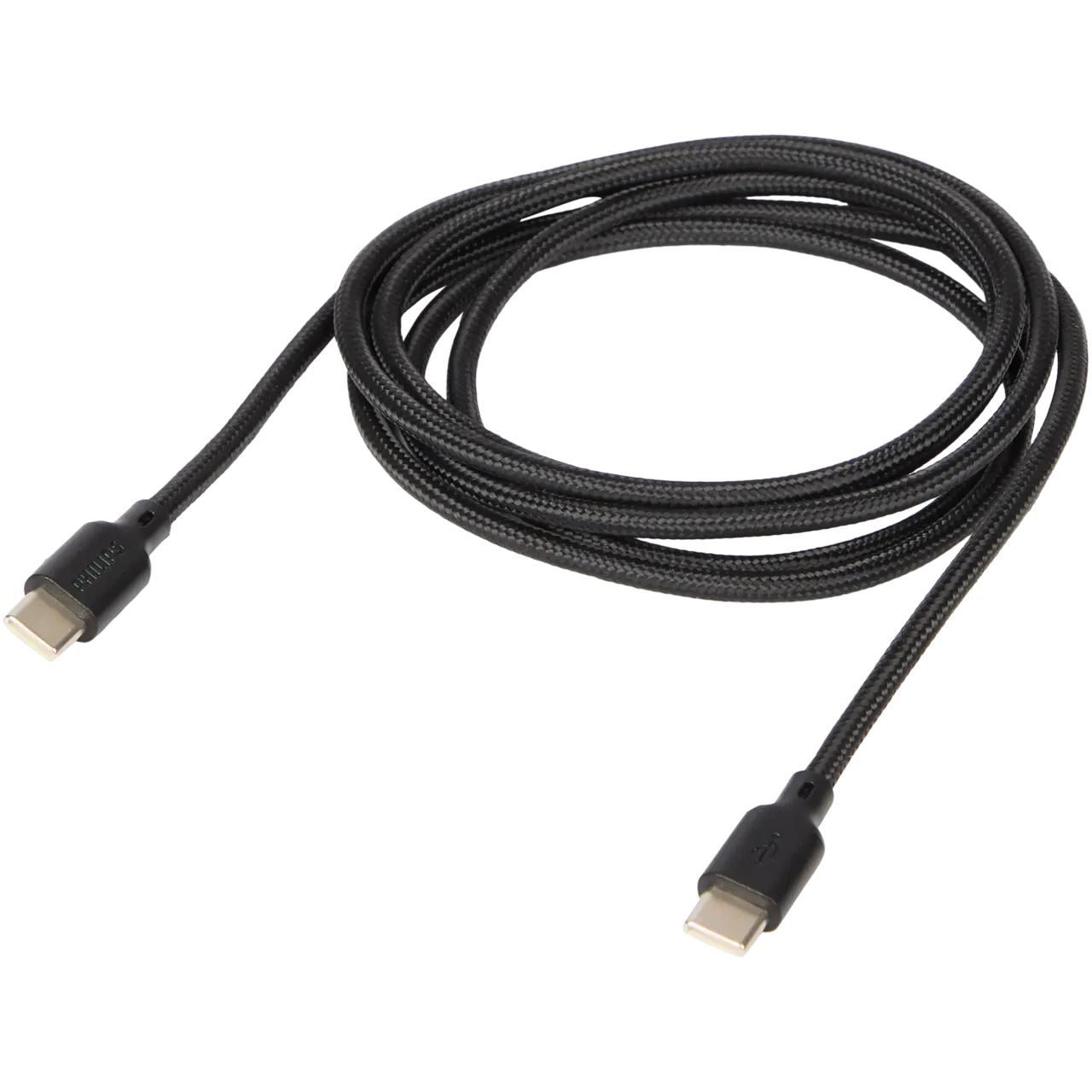 Cablu Incarcare & Date USB-C la Philips 1.5m - 60 W Rapida Nylon Brodat - DLC1050C/10 - 4895229167285 - 2