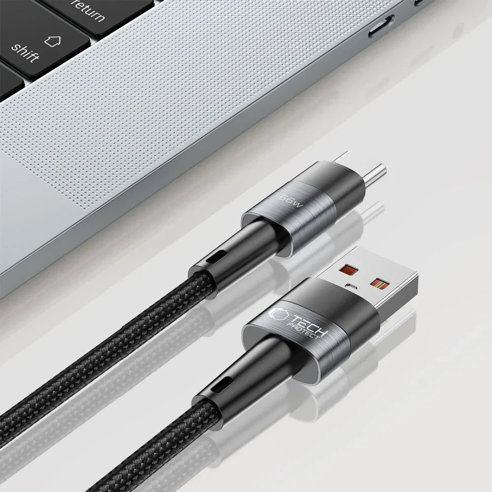 Cablu Incarcare & Date USB la USB-C Tech-Protect UltraBoost - 66 W 6A Power Delivery - YJ-0002 - 9490713934135 - 4