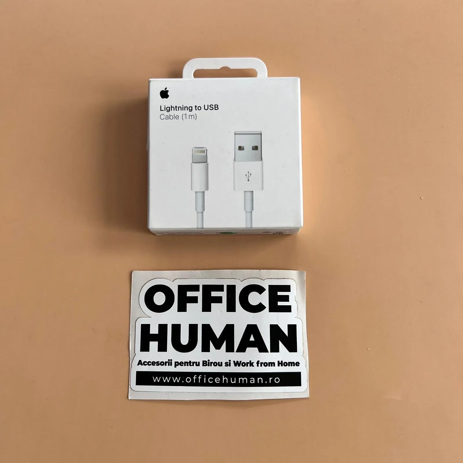 Cablu Incarcare & Date USB la Lightning Apple 1m - MUQW3ZM/A Original in cutie Resigilat - 195949087714 - 5