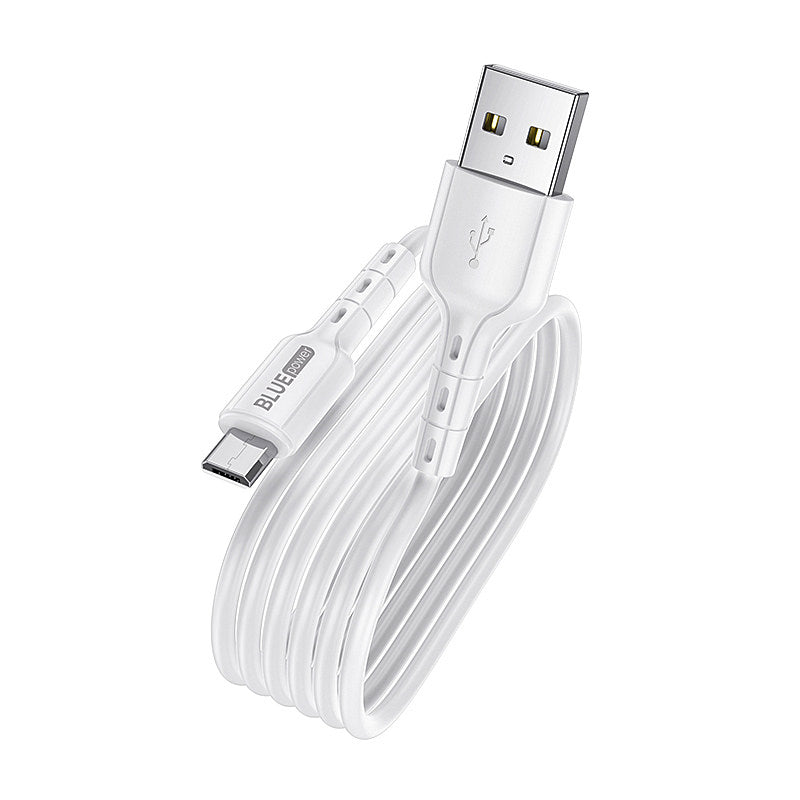 Cablu Incarcare & Date USB la Micro-USB Blue Power - 1m 18W Quick Charge 2.0/3.0 2.4A - BMDU01 - 7348008757544 - 6