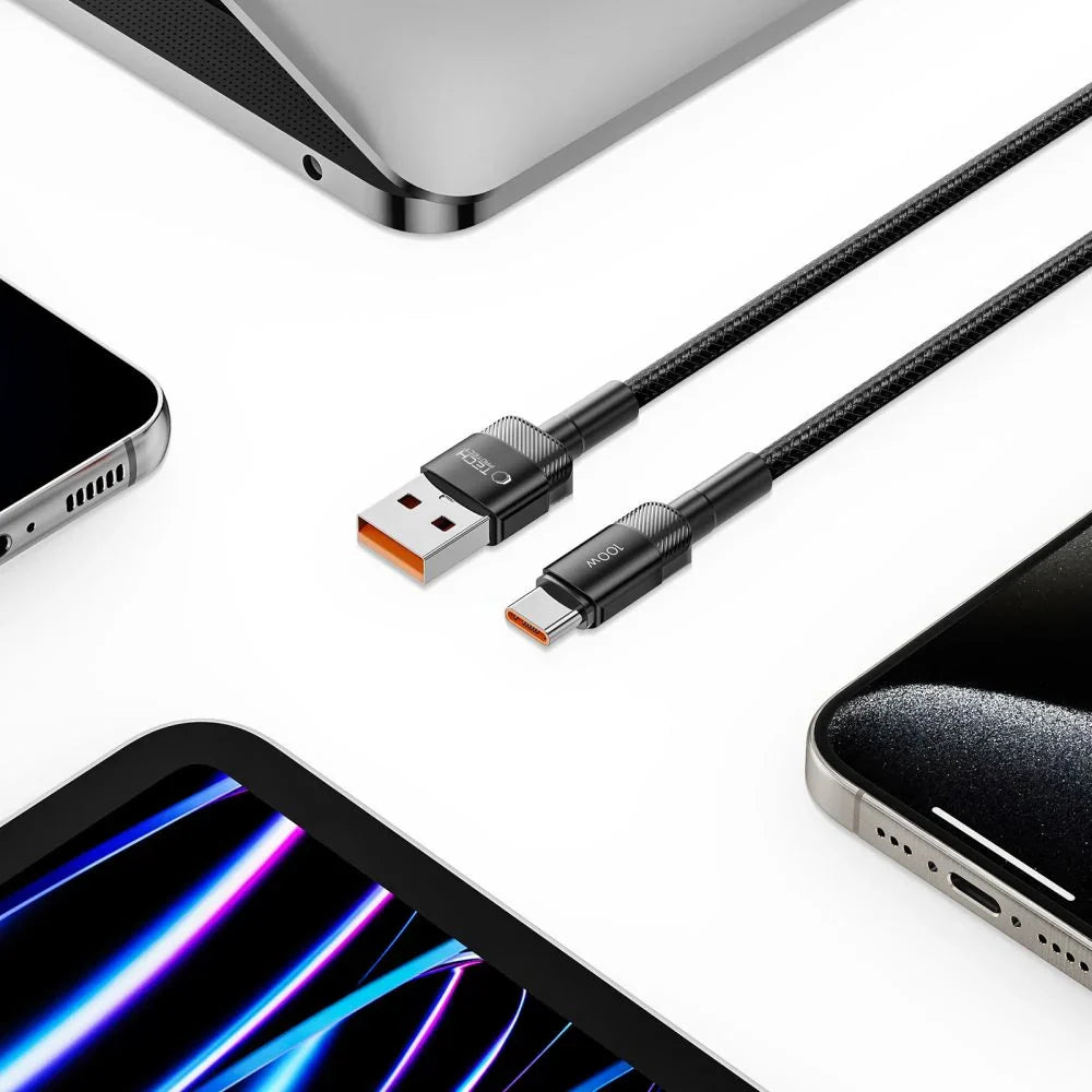 Cablu Incarcare & Date USB la USB-C Tech-Protect UltraBoost Evo - 100 W 20V/5A Power Delivery - YJ-0039 - 5906203690718 - 5