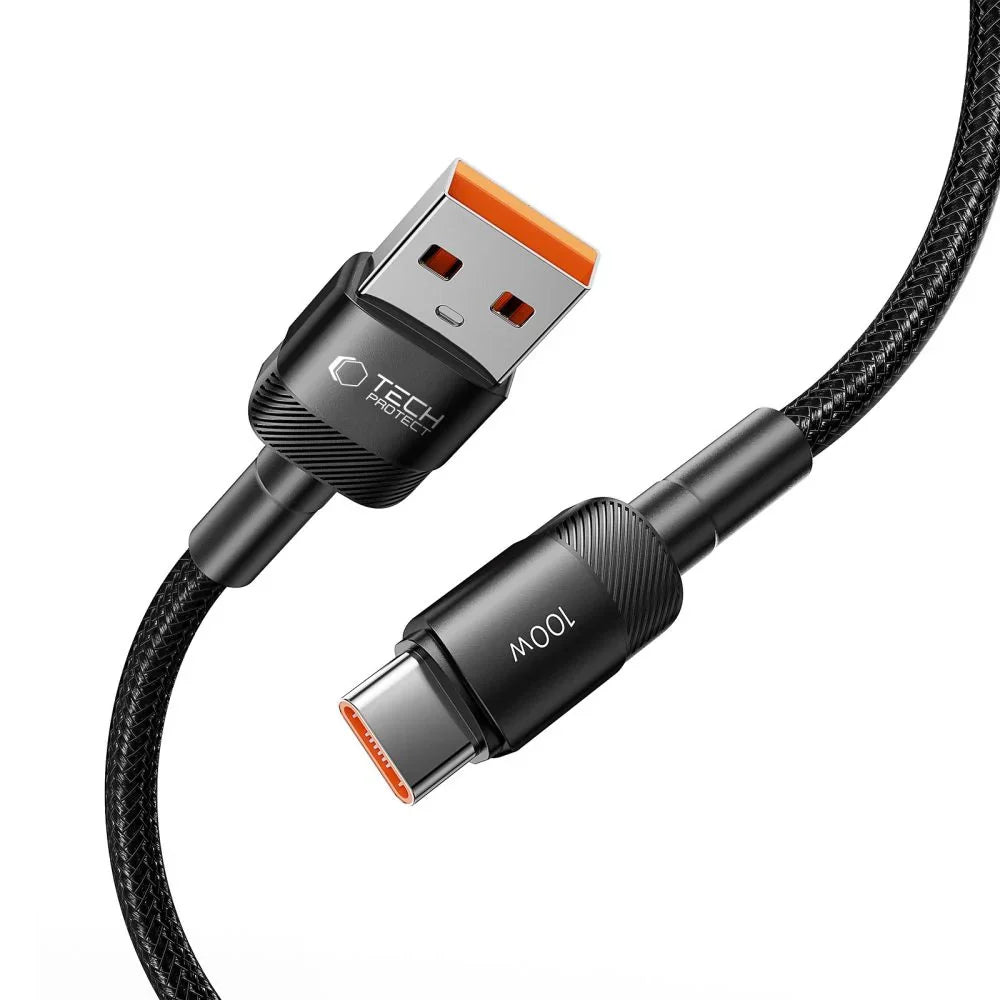 Cablu Incarcare & Date USB la USB-C Tech-Protect UltraBoost Evo - 100 W 20V/5A Power Delivery - YJ-0039 - 5906203690718 - 2