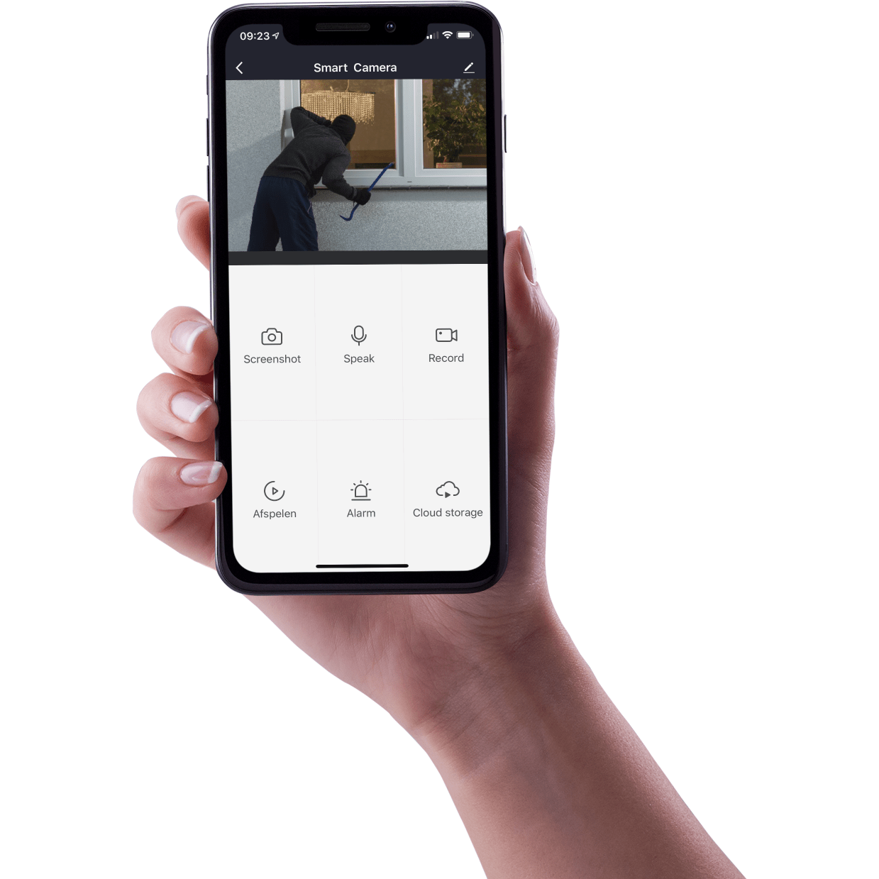 Camera Video Smart Supraveghere Interior Hihome WSC-PAN1 - 1080p WiFi 355° Senzor Miscare Live Stream Smartphone Night Vision IP65 2-Way