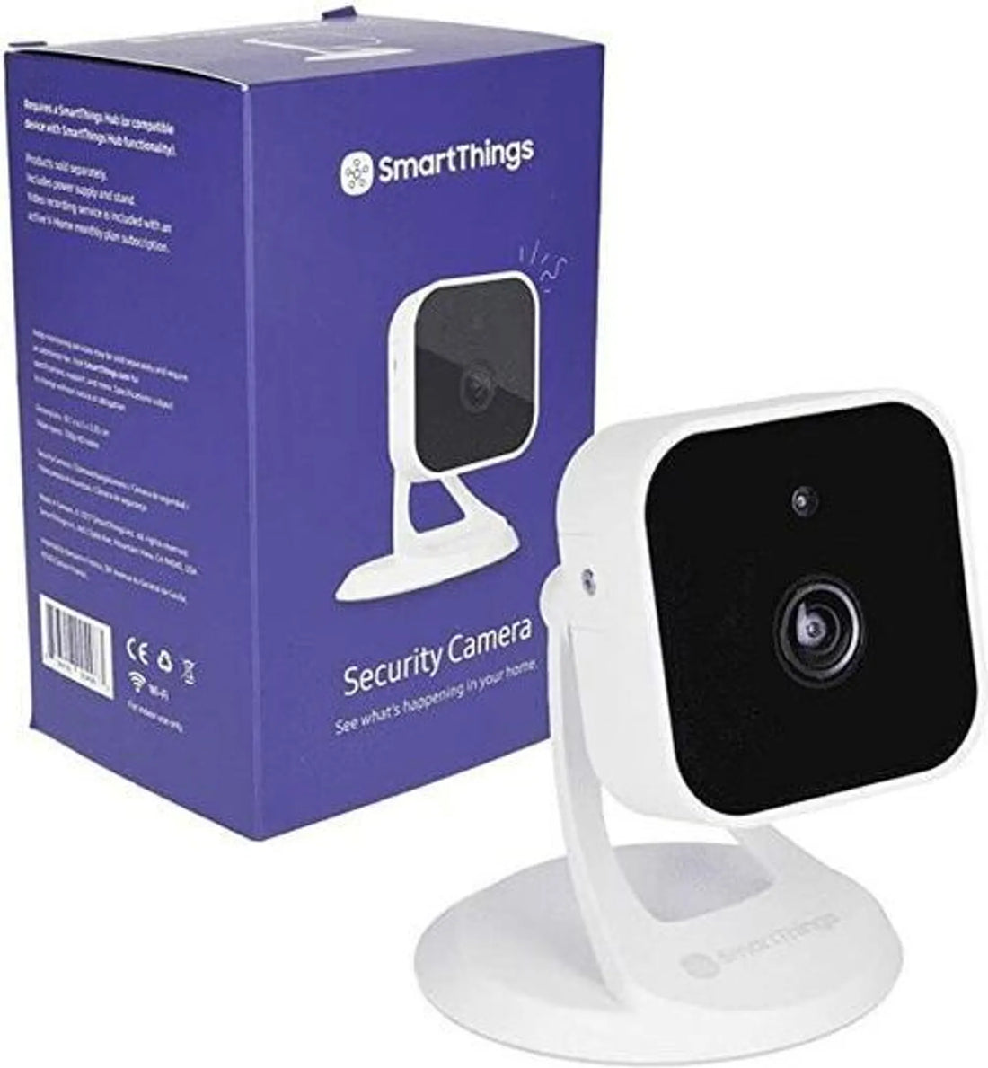Camera Video Smart Supraveghere Interior Samsung SmartThings - 720p WiFi Senzor Miscare Live Stream Smartphone Night Vision - F-CAM-VF-1