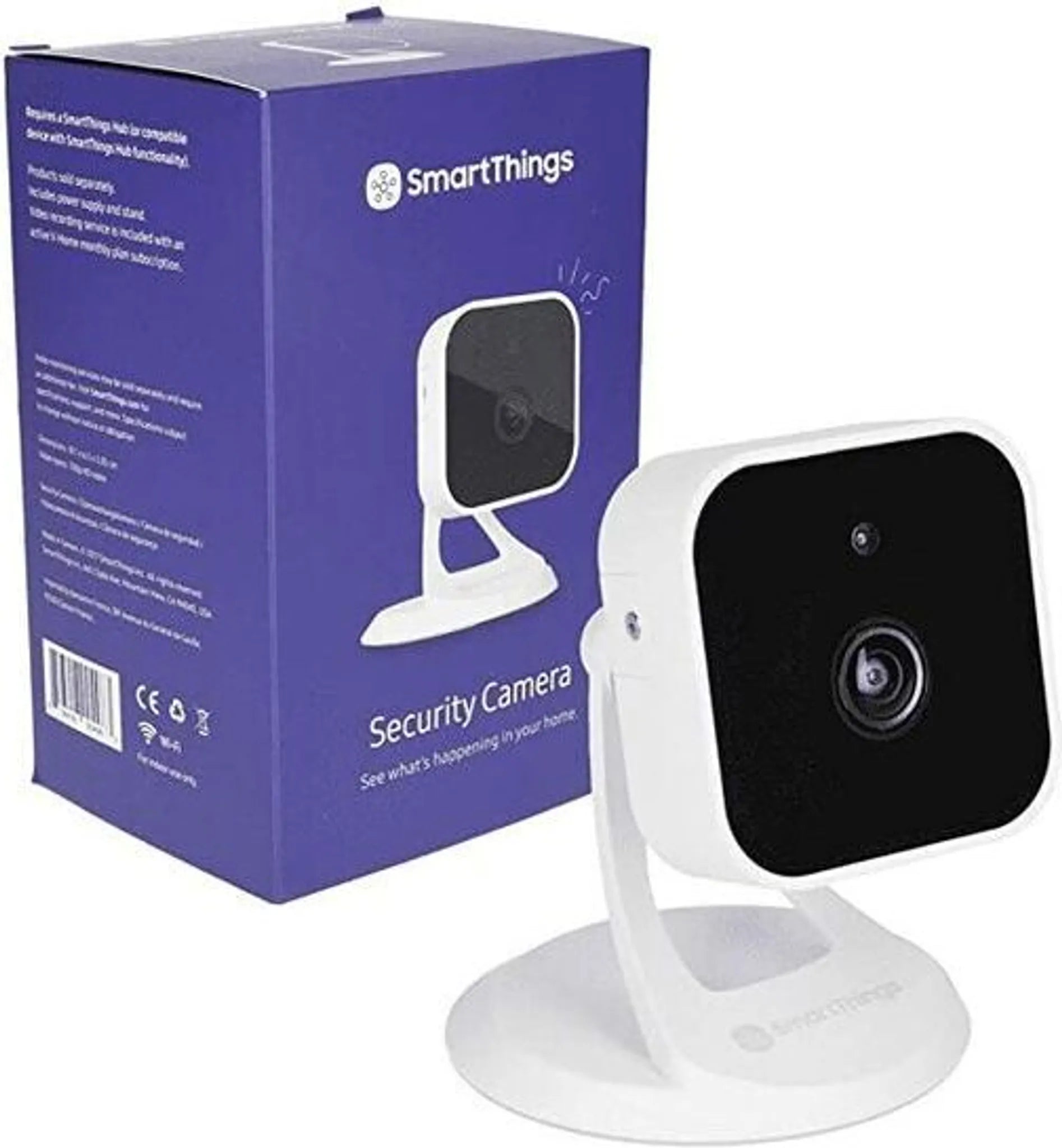 Camera Video Smart Supraveghere Interior Samsung SmartThings - 720p WiFi Senzor Miscare Live Stream Smartphone Night Vision - F-CAM-VF-1