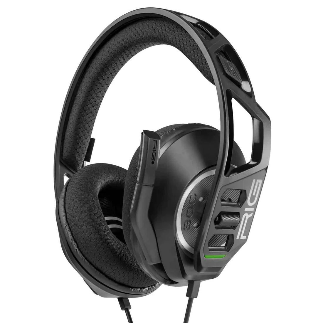 Casti Gaming On Ear cu fir RIG 300 PRO HX Black 3.5 mm 3D Audio Compatibile Xbox PS5 PS4 PC Mobile Drivere 40 Microfon Rabatabil 10 1371 05