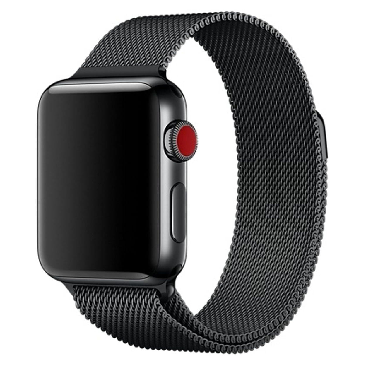 Curea Apple Milanese Loop pt. Watch Space Black 41/40/38 mm - MLJJ2ZM/A Originala Resigilat - Fara Ambalaj - Grad C - MLJJ2ZM/A-C
