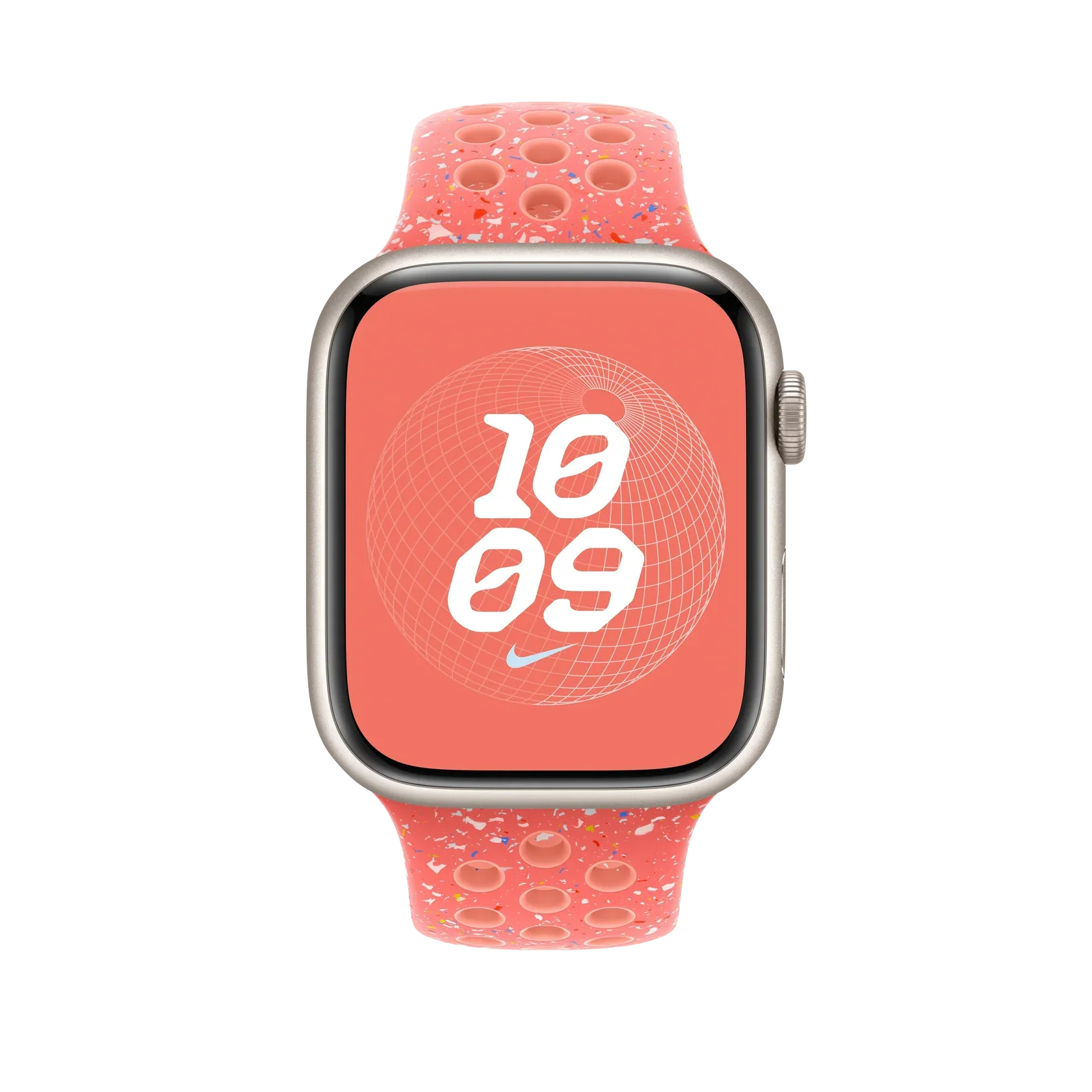 Curea Nike Sport Apple Watch 49/46/45/44 mm S/M Magic Ember - MUVE3ZM/A Originala Service Pack - 195949103124 - 2