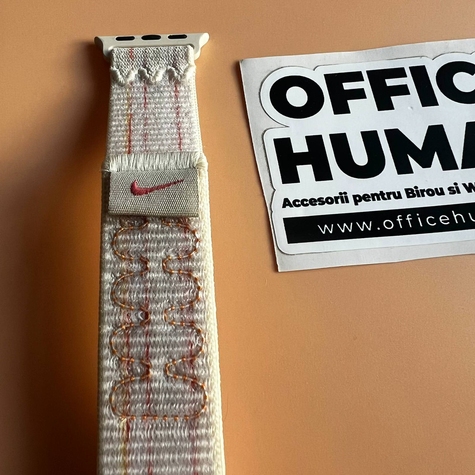 Curea Nike Sport Loop Apple Watch 41/40/38 mm Starlight Pink - MC1Q4ZM/A Originala Resigilat - MC1Q4ZM/A-A - 195949833946 - 7