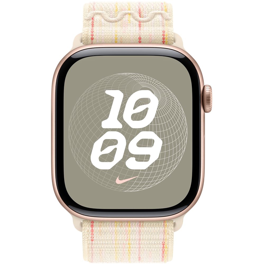 Curea Nike Sport Loop Apple Watch 41/40/38 mm Starlight Pink - MC1Q4ZM/A Originala Resigilat - MC1Q4ZM/A-A - 195949833946 - 2