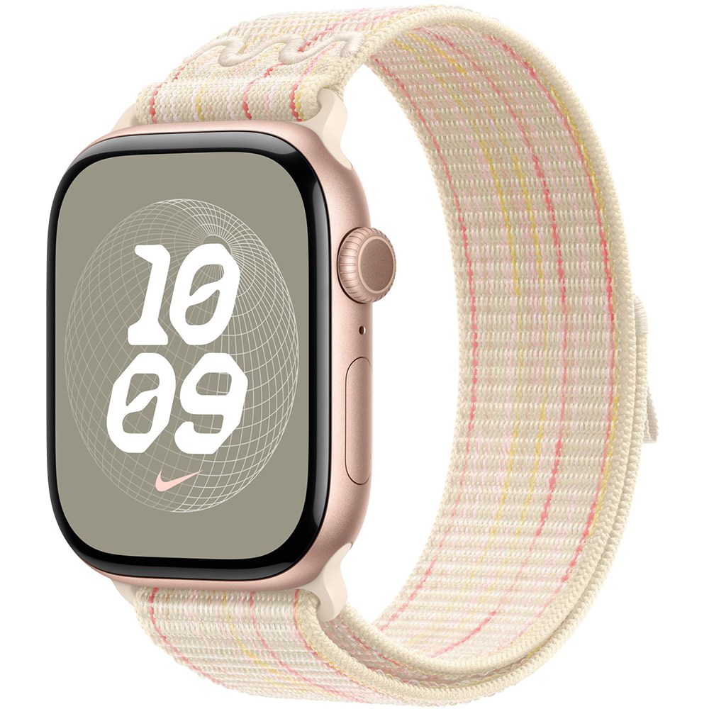 Curea Nike Sport Loop Apple Watch 41/40/38 mm Starlight Pink - MC1Q4ZM/A Originala Resigilat - MC1Q4ZM/A-A - 195949833946 - 3