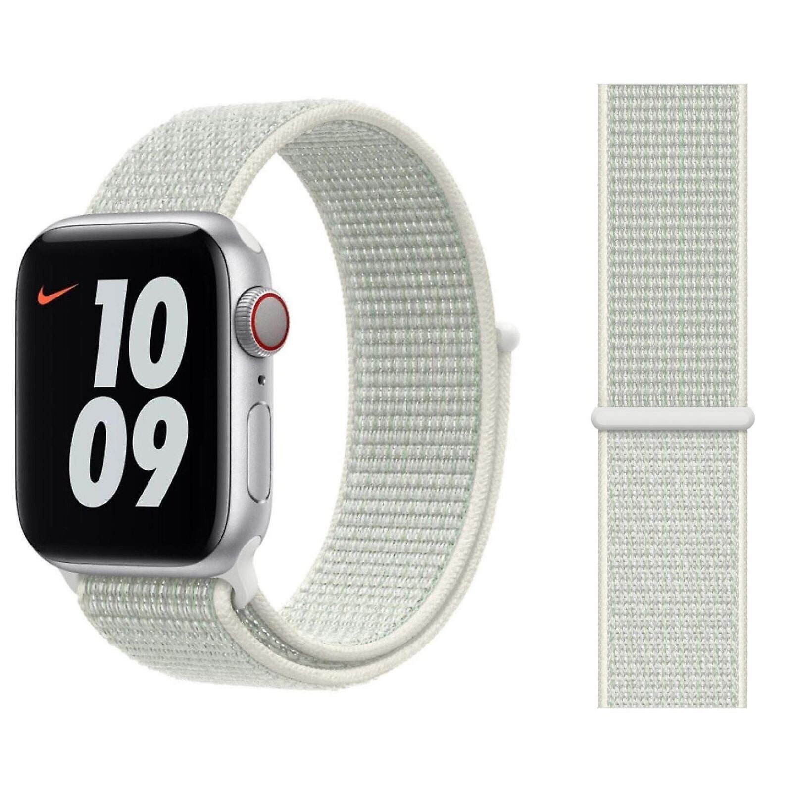 Curea Nike Sport Loop Apple Watch 49/45/44/42 mm Spruce Aura - MGQJ3ZM/A Originala Resigilat - 194252054017 - 1