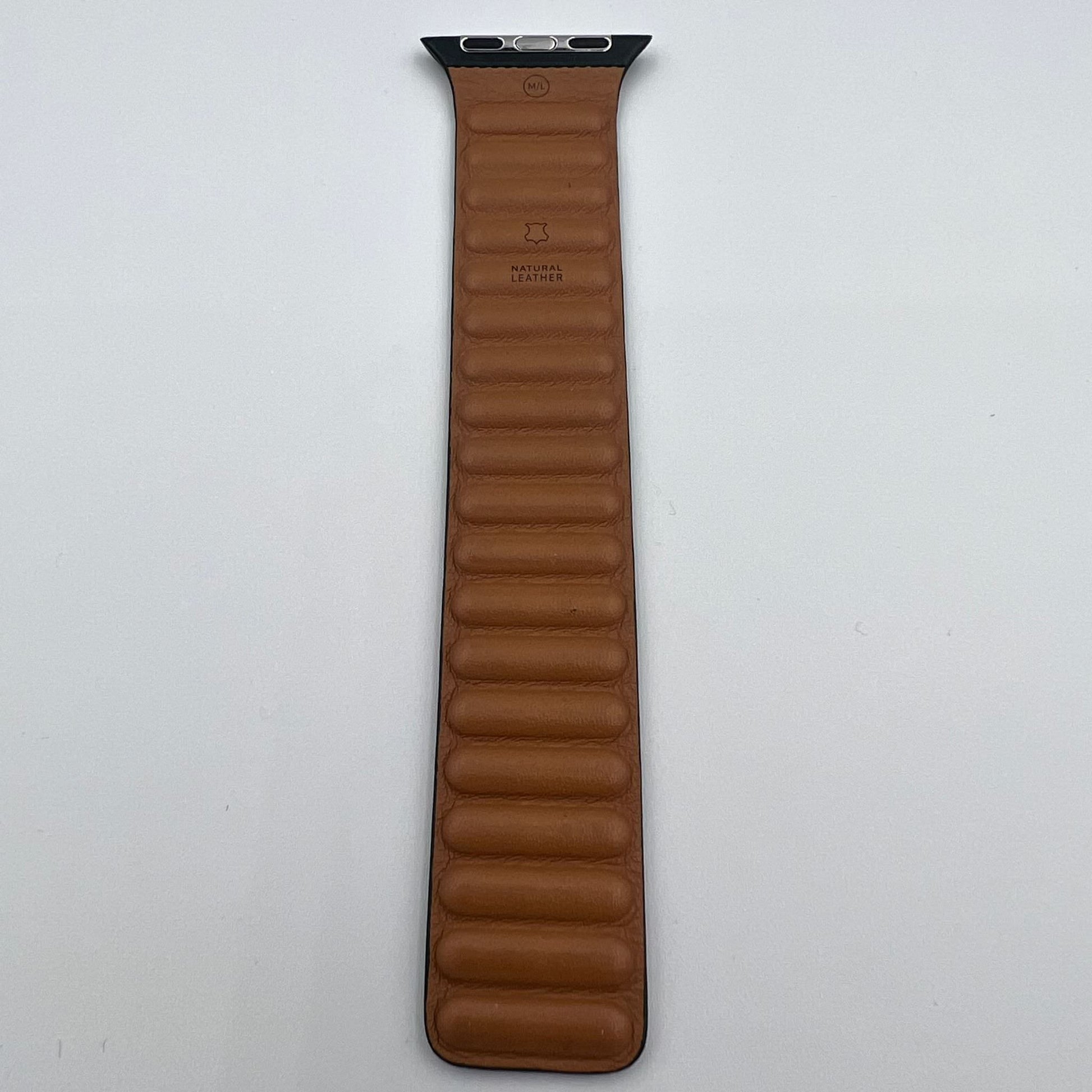 Curea Originala Piele Naturala Link Apple Watch ML7Q3ZM/A - 41/40/38 mm M/L Sequoia Green Resigilat - 194252645710 - 15