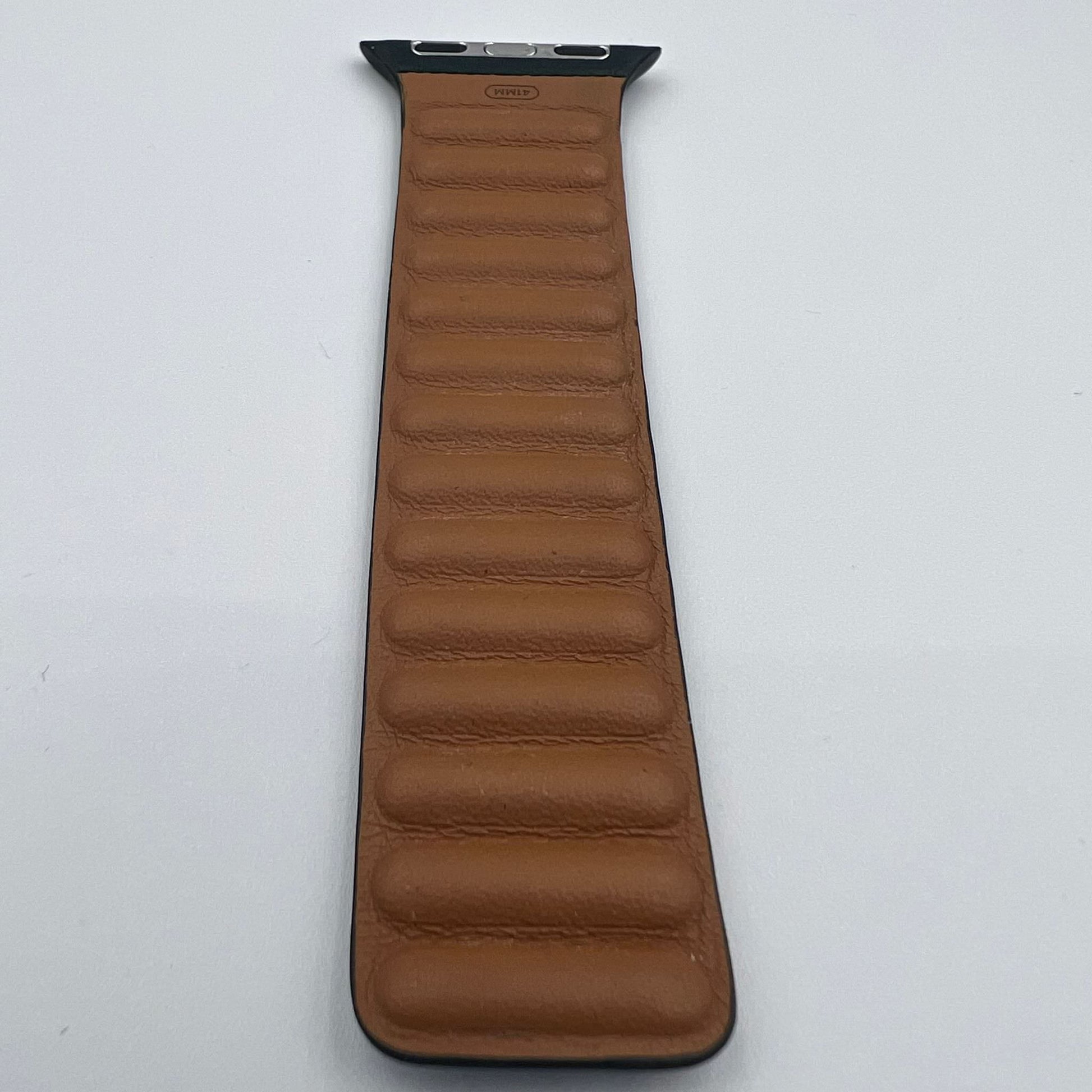 Curea Originala Piele Naturala Link Apple Watch ML7Q3ZM/A - 41/40/38 mm M/L Sequoia Green Resigilat - 194252645710 - 14