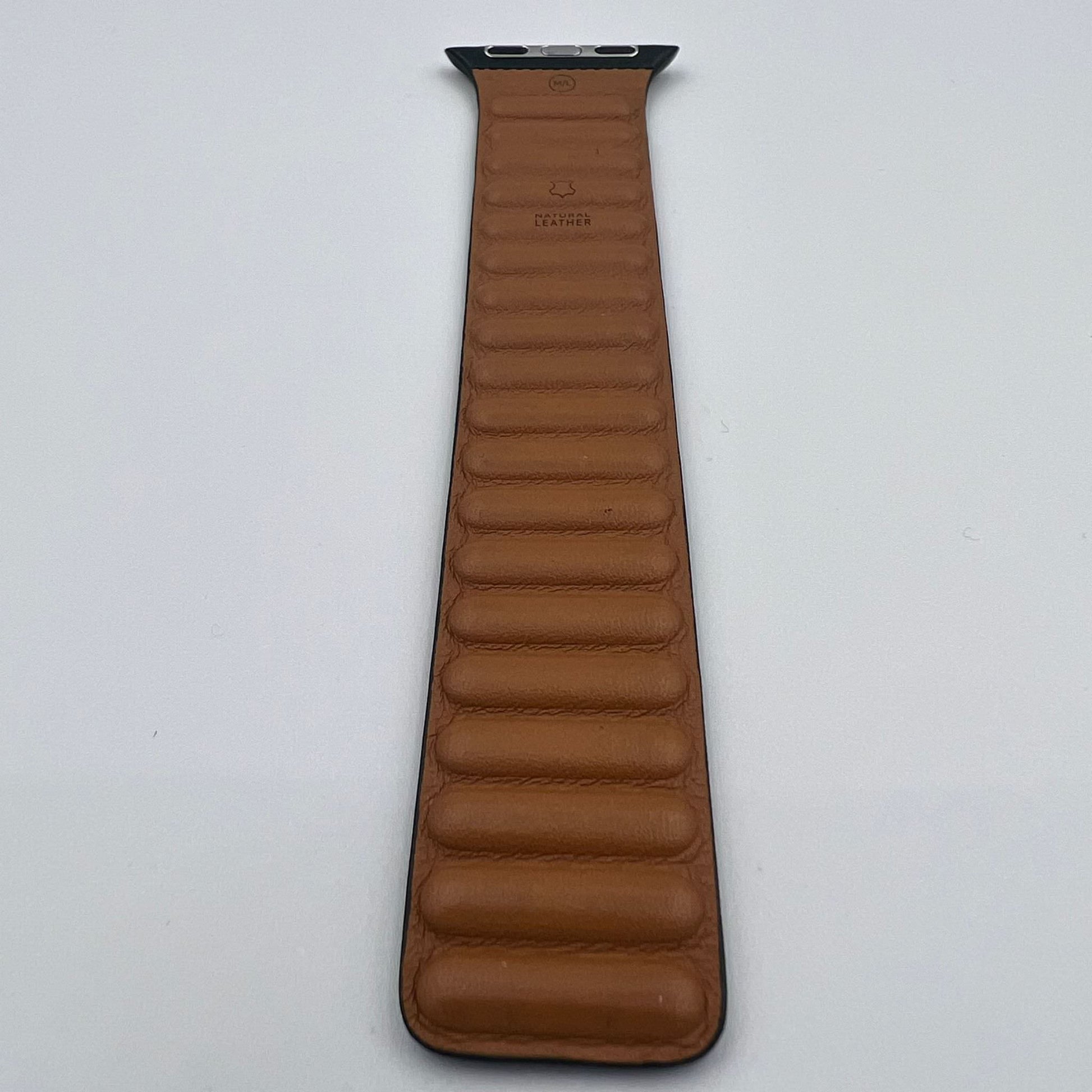 Curea Originala Piele Naturala Link Apple Watch ML7Q3ZM/A - 41/40/38 mm M/L Sequoia Green Resigilat - 194252645710 - 12