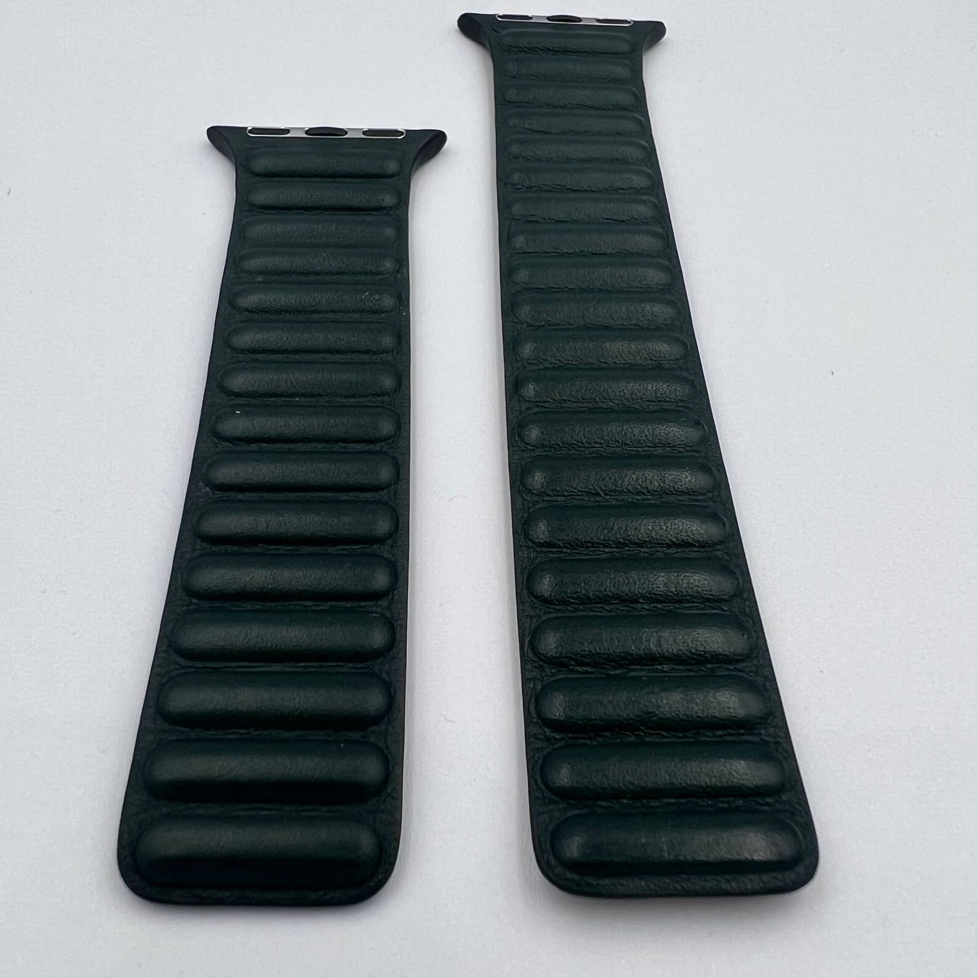 Curea Originala Piele Naturala Link Apple Watch ML7Q3ZM/A - 41/40/38 mm M/L Sequoia Green Resigilat - 194252645710 - 10