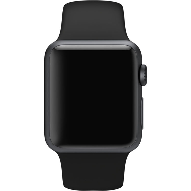 Curea Originala Sport Apple Watch MJ4F2ZM/A - S/M & M/L 41/40/38 mm Space Gray - 888462179980 - 3