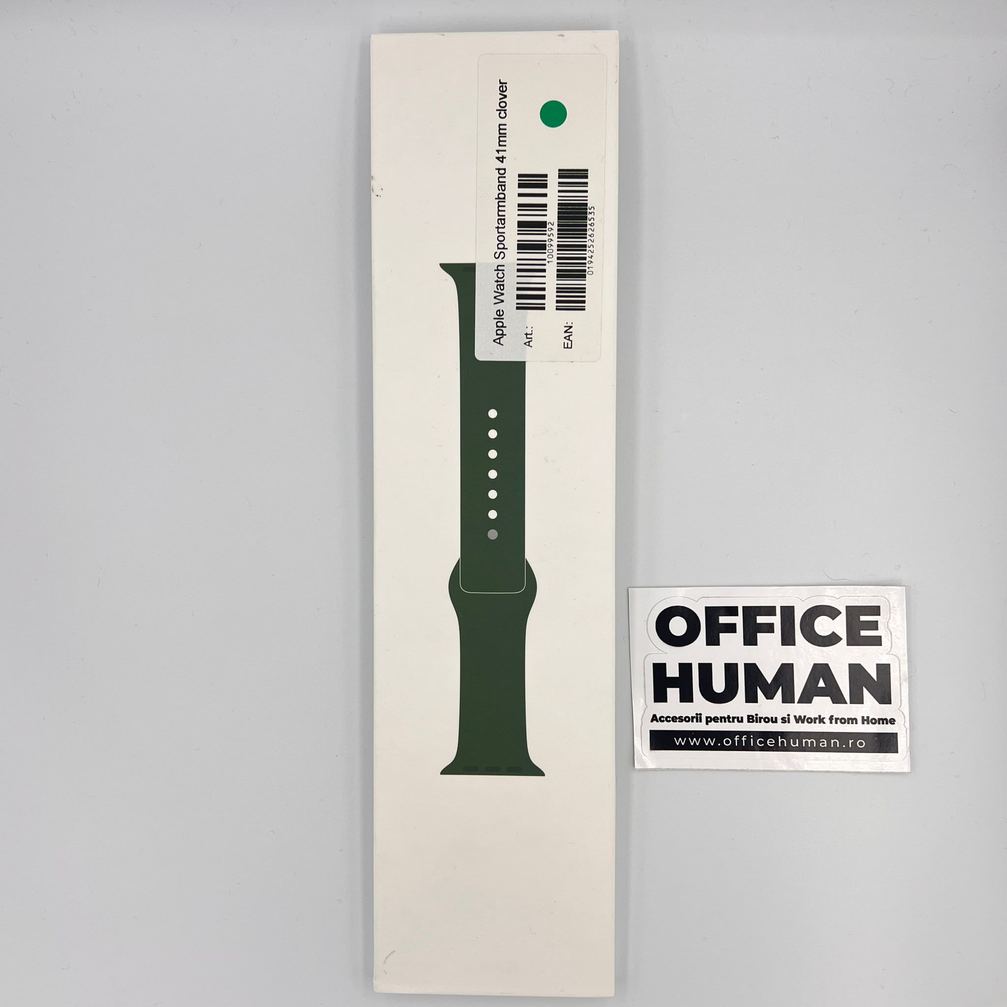 Curea Originala Sport Apple Watch MKU73ZM/A - S/M & M/L 41/40/38 mm Clover Resigilat - 194252626535 - 4