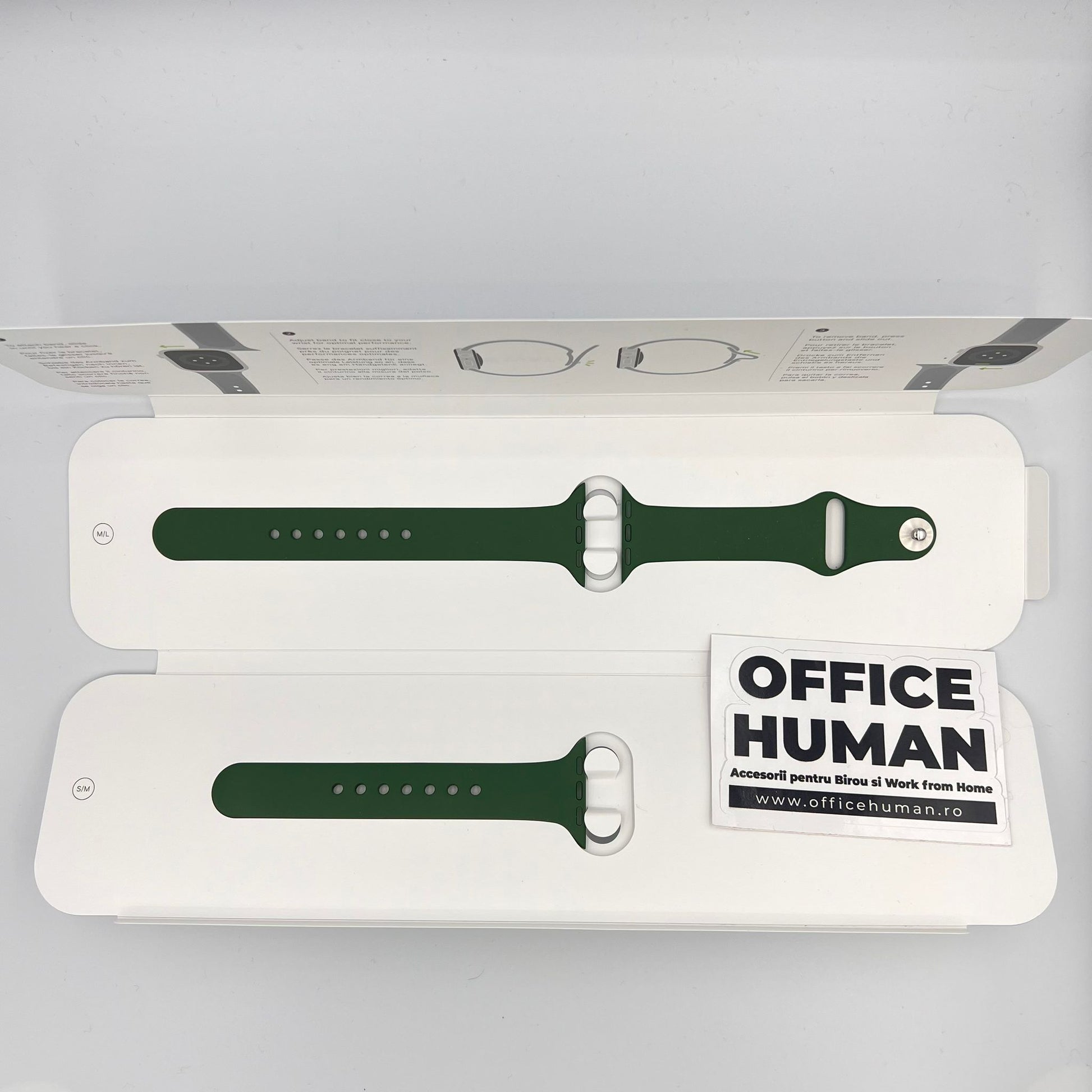 Curea Originala Sport Apple Watch MKU73ZM/A - S/M & M/L 41/40/38 mm Clover Resigilat - 194252626535 - 6