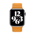 Curea Piele Naturala Link Apple Watch 41/40/38 mm M/L California Poppy - MY9E2AM/A Originala - 190199718197 - 3