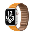 Curea Piele Naturala Link Apple Watch 41/40/38 mm M/L California Poppy - MY9E2AM/A Originala - 190199718197 - 1