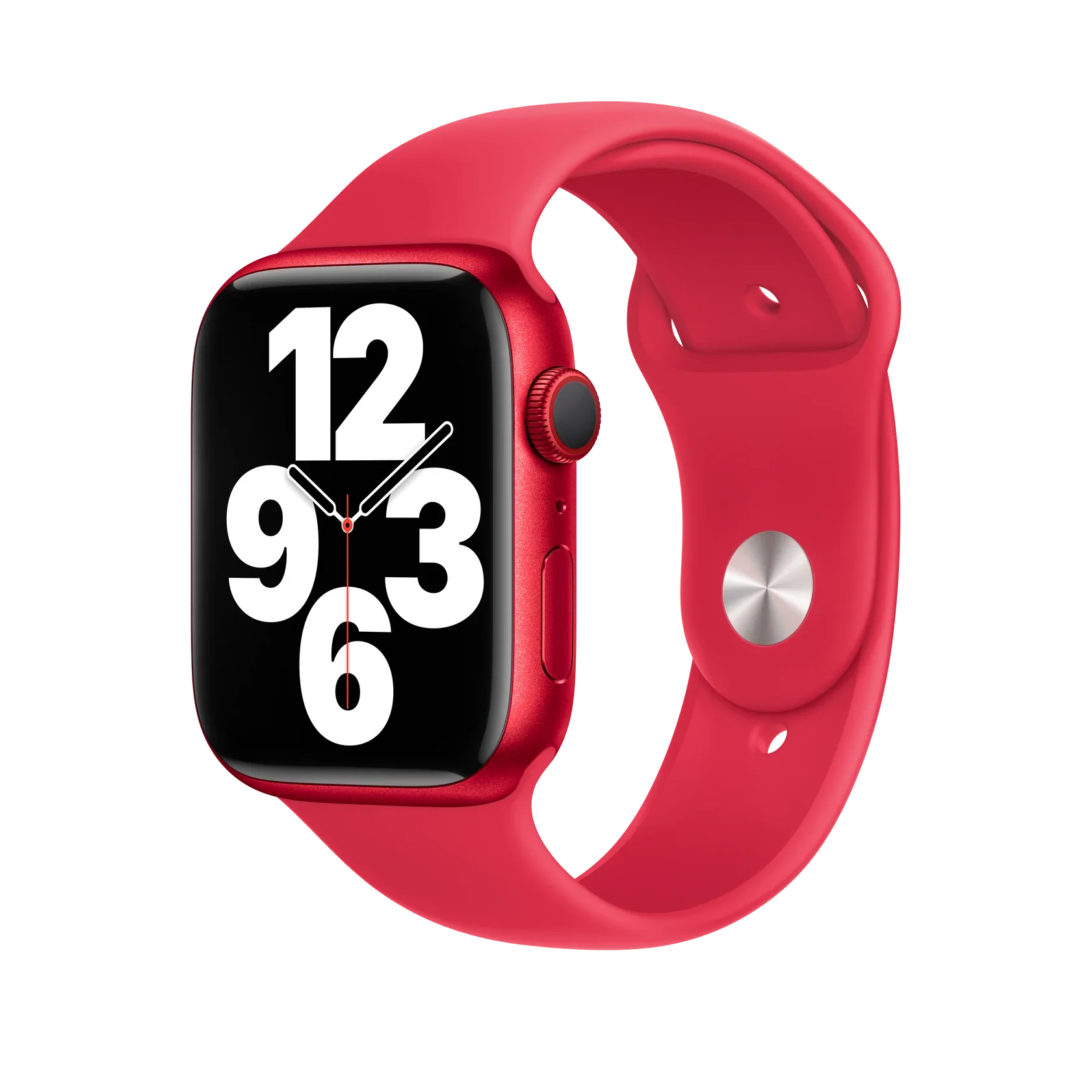 Curea Sport Apple Watch S/M & M/L 49/46/45/44 mm Red - MP7J3ZM/A Originala Resigilat - 194253286387 - 1