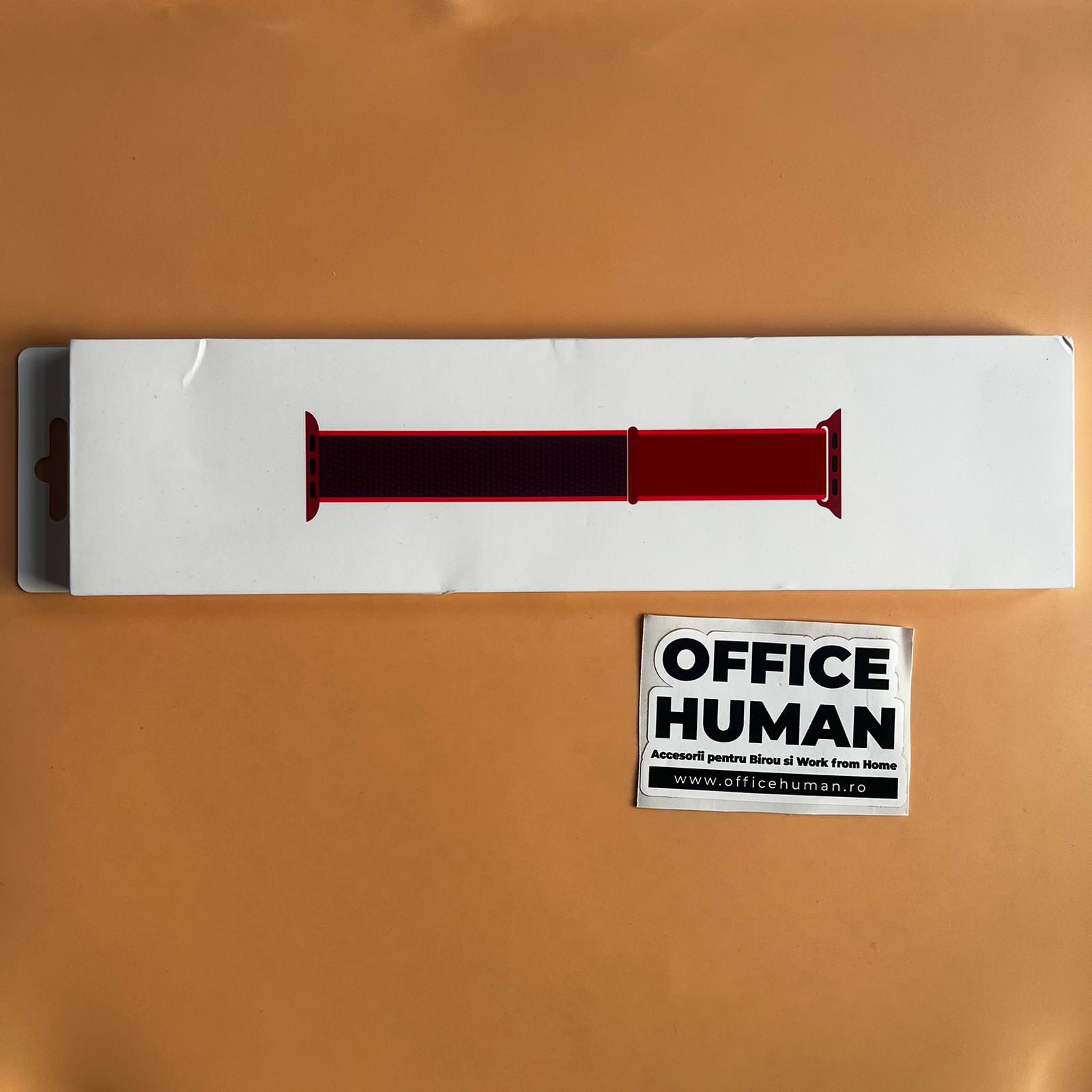 Curea Sport Loop Apple Watch 41/40/38 mm Red - MXHV2ZM/A Originala - 190199428409 - 4