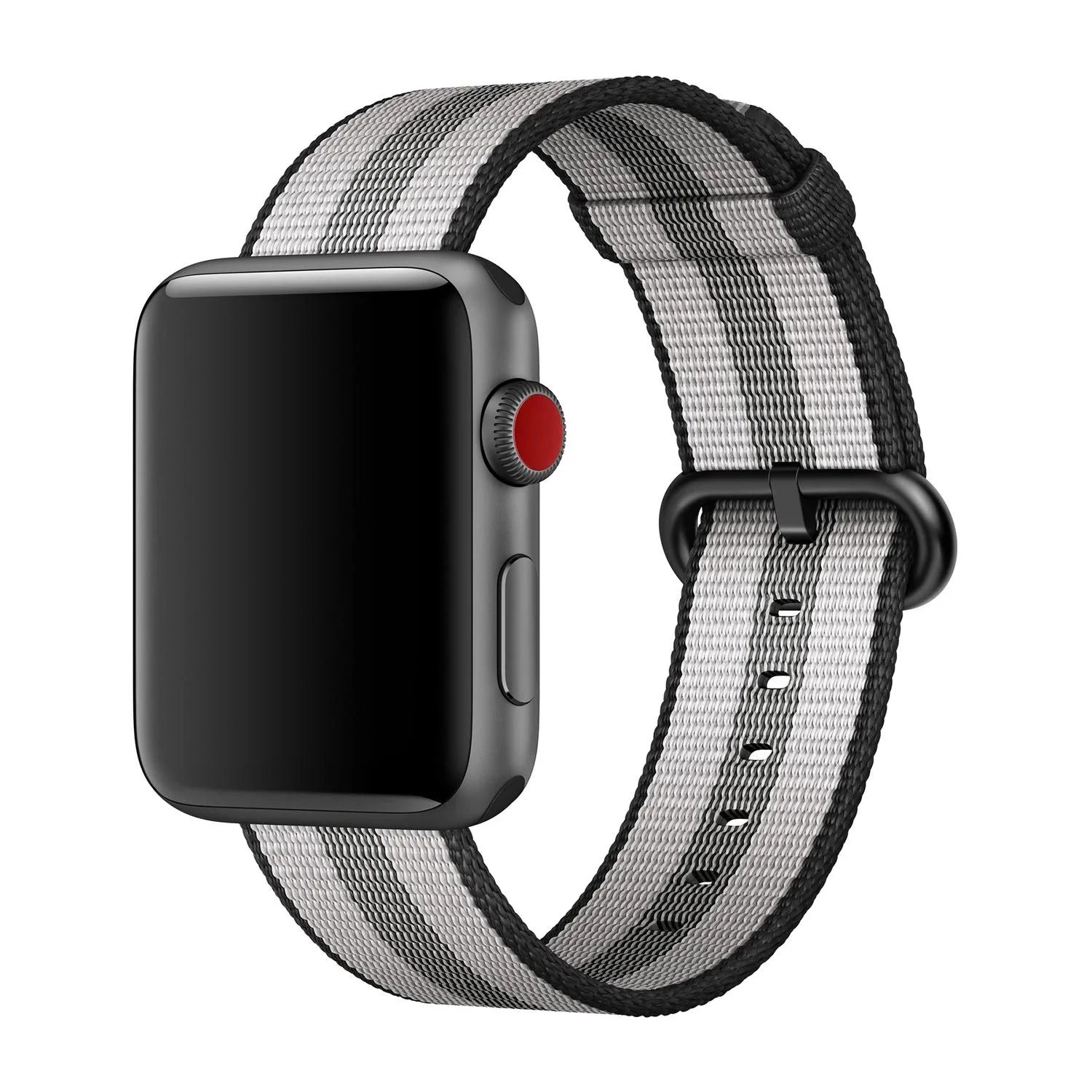 Curea Woven Nylon Apple Watch 49/45/44/42 mm Black - MQVR2ZM/A Originala - 0190198581266 - 1